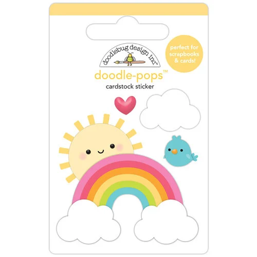 Doodlebug Design - Over The Rainbow Collection - Stickers - Doodle-Pops - Hello Sunshine 1 Doodlebug Design - Over The Rainbow Collection - Stickers - Doodle-Pops - Hello Sunshine