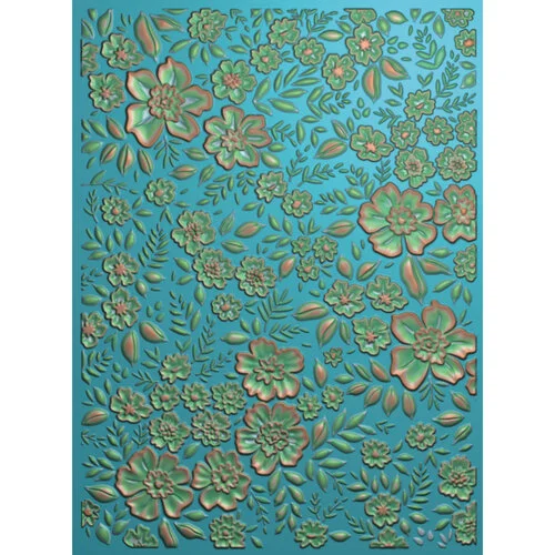 Honey Bee Stamps - Happy Hearts Collection - 3D Embossing Folder - Spring Medley 2 Honey Bee Stamps - Happy Hearts Collection - 3D Embossing Folder - Spring Medley