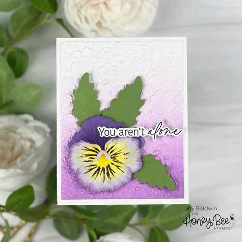 Honey Bee Stamps - Happy Hearts Collection - 3D Embossing Folder - Spring Medley 9 Honey Bee Stamps - Happy Hearts Collection - 3D Embossing Folder - Spring Medley