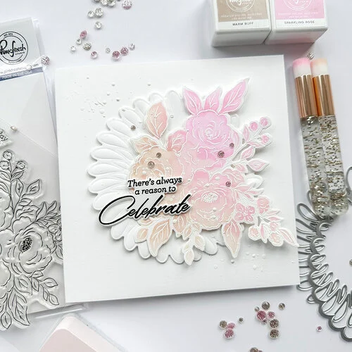Pinkfresh Studio - Clear Photopolymer Stamps - Floral Trio