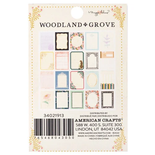 Maggie Holmes - Woodland Grove Collection - 3 x 4 Journaling Card Pad