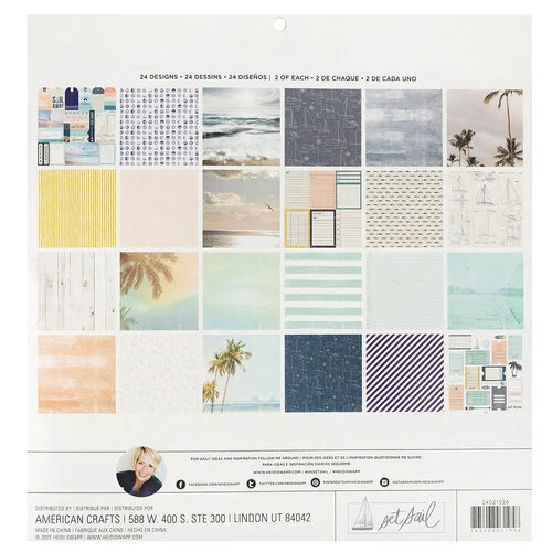 Heidi Swapp - Set Sail Collection - 12 x 12 Paper Pad
