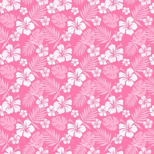 Scrapbook Customs - 12 x 12 Paper Pack - Hibiscus Tropical Floral