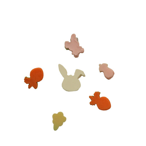 Buttons Galore and More - Flatbackz Collection - Embellishments - Cottontail 3 Buttons Galore and More - Flatbackz Collection - Embellishments - Cottontail