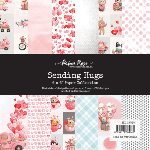 Paper Rose - 6 x 6 Collection Pack - Sending Hugs 1 Paper Rose - 6 x 6 Collection Pack - Sending Hugs