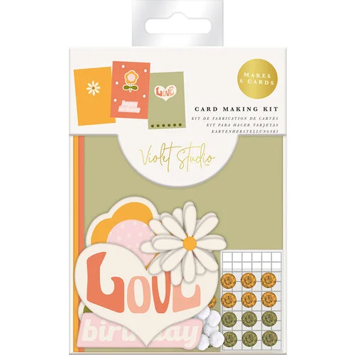 Violet Studio - Essentials Collection - Card Making Kit - Blooms 1 Violet Studio - Essentials Collection - Card Making Kit - Blooms