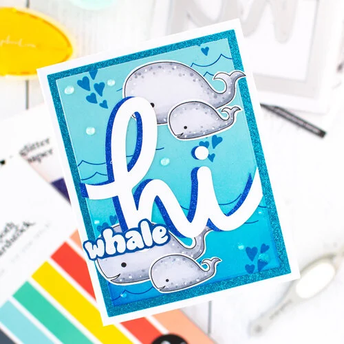 Scrapbook.com - Decorative Die Set - A2 Plate - Hi 4 Scrapbook.com - Decorative Die Set - A2 Plate - Hi