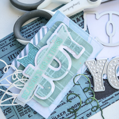 Scrapbook.com - Decorative Emboss and Die Set - Mini - Joy 5 Scrapbook.com - Decorative Emboss and Die Set - Mini - Joy