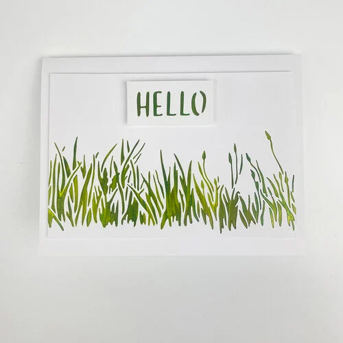 The Crafter's Workshop - 3-in-1 Layering Stencils - Slimline - Grasses