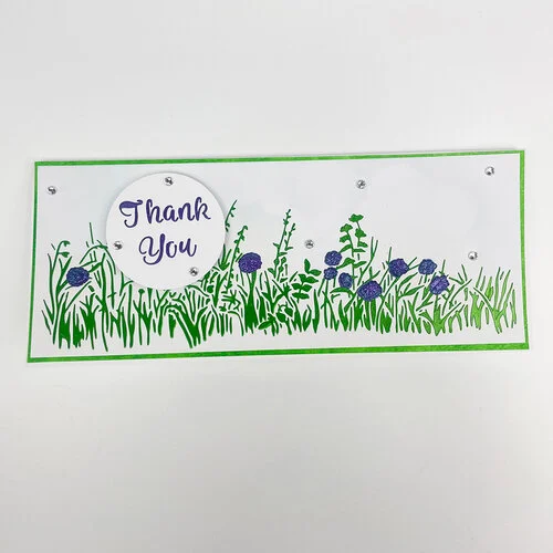 The Crafter's Workshop - 3-in-1 Layering Stencils - Slimline - Grasses