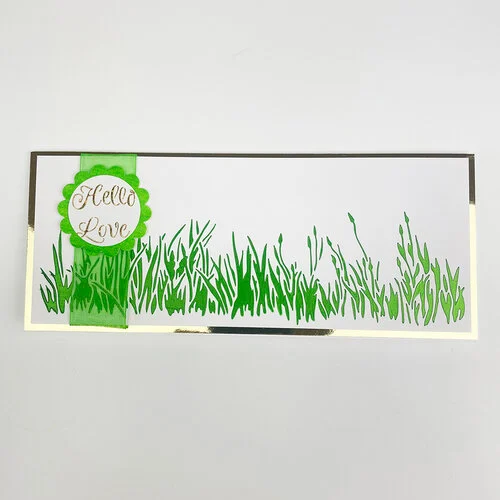 The Crafter's Workshop - 3-in-1 Layering Stencils - Slimline - Grasses