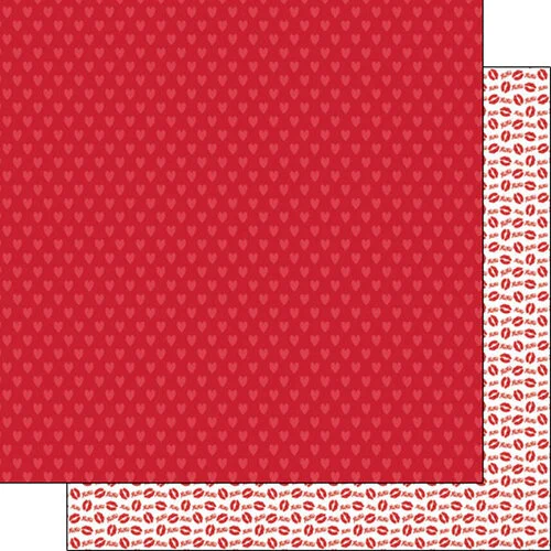 Scrapbook Customs - 12 x 12 Double Sided Paper - Valentine 02 - 04