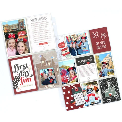 Scrapbook.com - Magical - Patterned Cardstock Paper Pad - Double Sided - 6x8 - 40 Sheets