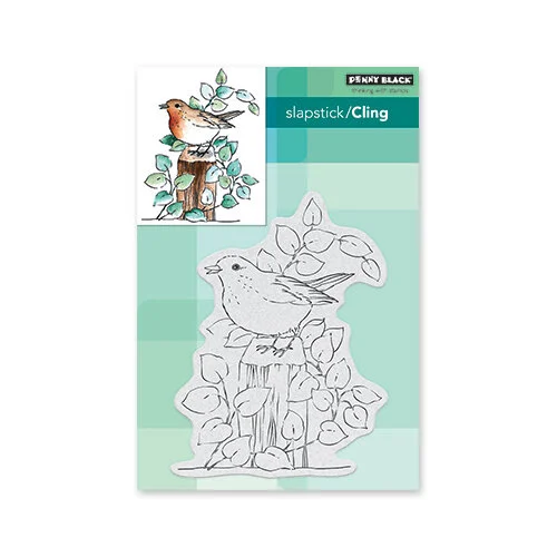 Penny Black - Cherished Collection - Cling Mounted Rubber Stamps - Chirping