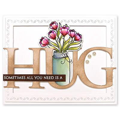 Penny Black - Cherished Collection - Creative Dies - Immense Hug