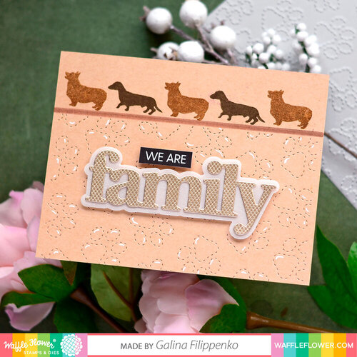 Waffle Flower Crafts - Craft Dies - Paw Print Texture Die