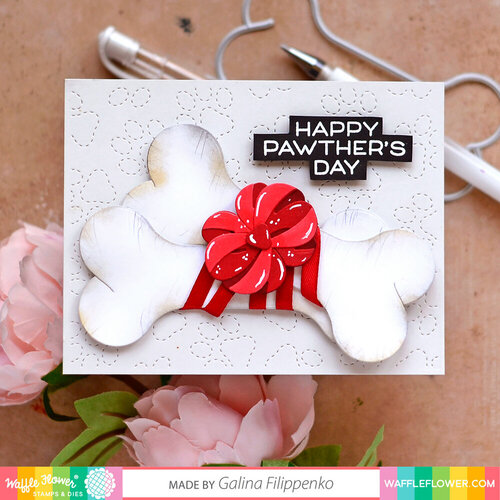 Waffle Flower Crafts - Craft Dies - Paw Print Texture Die