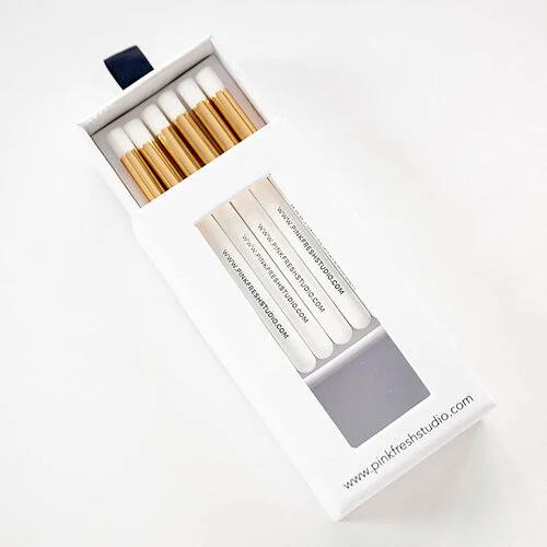 Pinkfresh Studio - Essentials Collection - Blending Brush Set - 0.25 Inch - 6 Pack