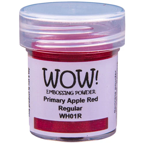 WOW! - Primary Collection - Embossing Powder - Apple Red - Regular 1 WOW! - Primary Collection - Embossing Powder - Apple Red - Regular
