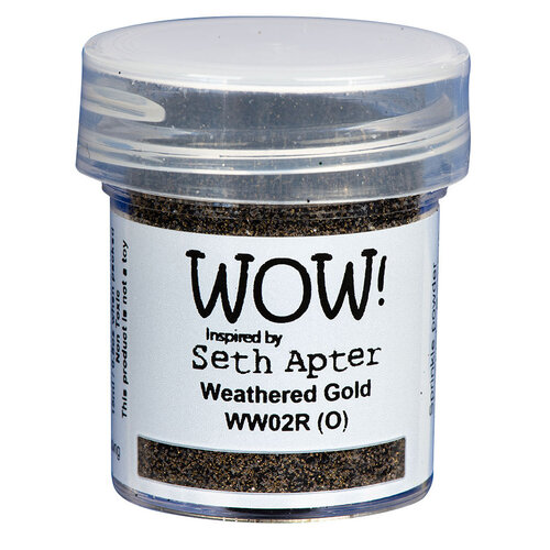 WOW! - Mixed Media Collection - Embossing Powder - Weathered Gold - Regular 1 WOW! - Mixed Media Collection - Embossing Powder - Weathered Gold - Regular