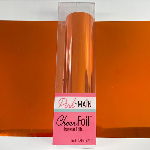 Pink and Main - Cheerfoil Collection - Transfer Foil - Pumpkin 1 Pink and Main - Cheerfoil Collection - Transfer Foil - Pumpkin