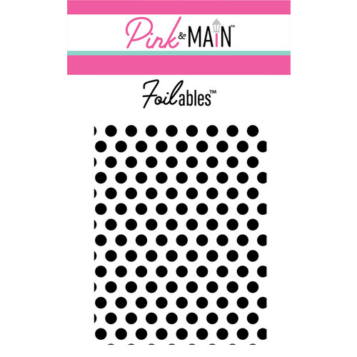 Pink and Main - Cheerfoil Collection - Foilable Panels - Medium Dots 1 Pink and Main - Cheerfoil Collection - Foilable Panels - Medium Dots