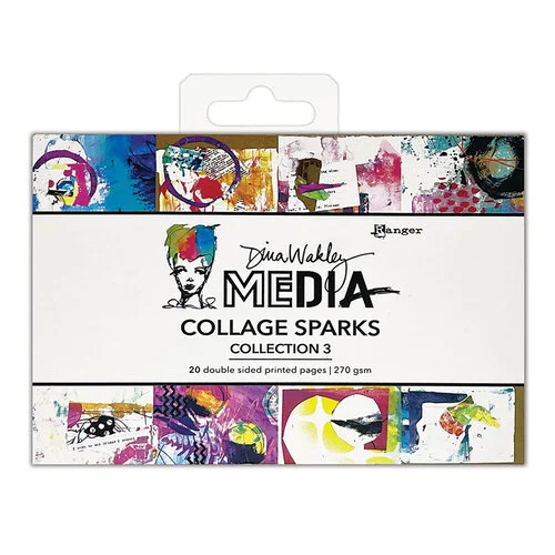 Ranger Ink - Dina Wakley Media - Collage Sparks - Collection 03