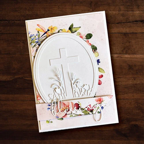 Paper Rose - Dies - Layered Oval With Cross 2 Paper Rose - Dies - Layered Oval With Cross