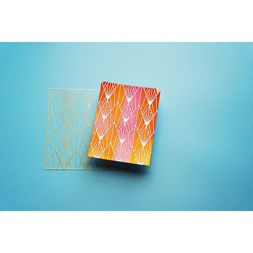 Ranger Ink - Simon Hurley - Layering Stencils - Deco Diamonds