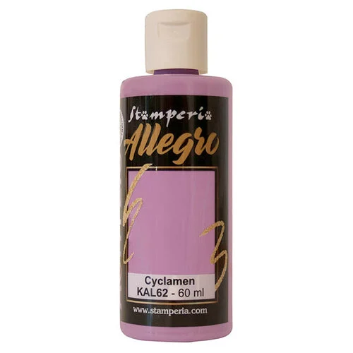 Stamperia - Allegro Paint - Cyclamen - 60 ml 1 Stamperia - Allegro Paint - Cyclamen - 60 ml