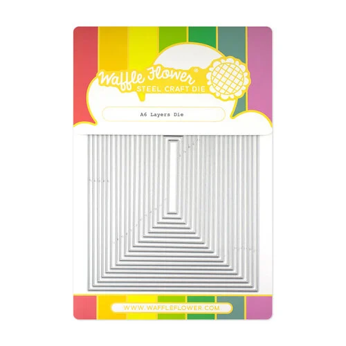 Waffle Flower Crafts - Craft Dies - A6 Layers 1 Waffle Flower Crafts - Craft Dies - A6 Layers