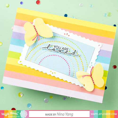 Waffle Flower Crafts - Craft Dies - Pinking Rectangle Frames