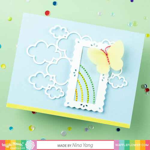 Waffle Flower Crafts - Craft Dies - Pinking Rectangle Frames