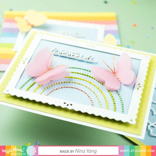 Waffle Flower Crafts - Craft Dies - Nesting Dotted Circles