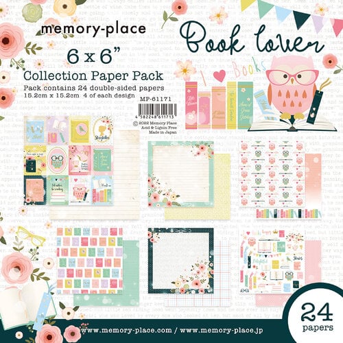 Memory Place - Book Lover Collection - 6 x 6 Collection Pack 1 Memory Place - Book Lover Collection - 6 x 6 Collection Pack
