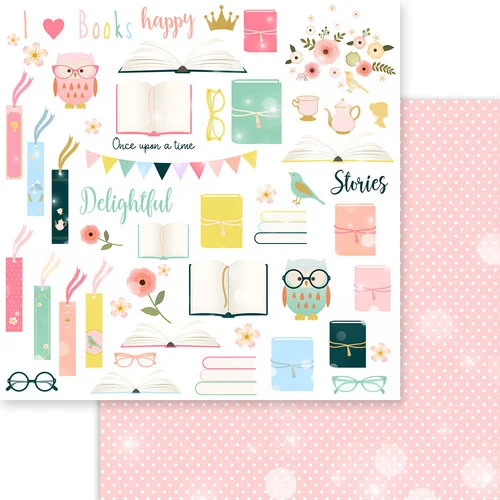 Memory Place - Book Lover Collection - 6 x 6 Collection Pack 7 Memory Place - Book Lover Collection - 6 x 6 Collection Pack