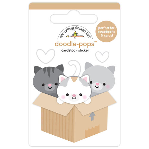 Doodlebug Design - Pretty Kitty Collection - Stickers - Doodle-Pops - Kitty Litter 1 Doodlebug Design - Pretty Kitty Collection - Stickers - Doodle-Pops - Kitty Litter