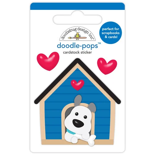 Doodlebug Design - Doggone Cute Collection - Stickers - Doodle-Pops - Happy Home 1 Doodlebug Design - Doggone Cute Collection - Stickers - Doodle-Pops - Happy Home