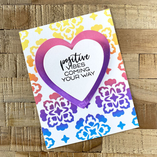 Scrapbook.com - Stencils - Vintage Moroccan - 6x8