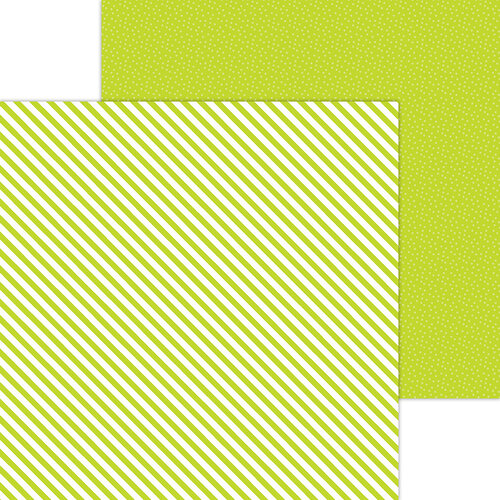 Doodlebug Design - Monochromatic Collection - 12 x 12 Double Sided Paper - Citrus Candy Stripe 1 Doodlebug Design - Monochromatic Collection - 12 x 12 Double Sided Paper - Citrus Candy Stripe
