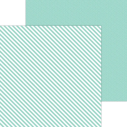 Doodlebug Design - Monochromatic Collection - 12 x 12 Double Sided Paper - Pistachio Candy Stripe 1 Doodlebug Design - Monochromatic Collection - 12 x 12 Double Sided Paper - Pistachio Candy Stripe