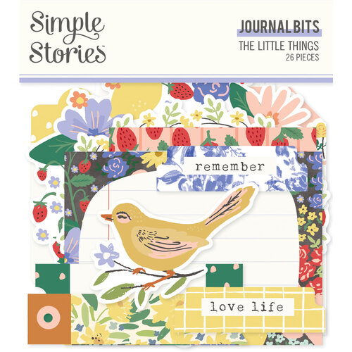 Simple Stories - The Little Things Collection - Ephemera - Journal Bits