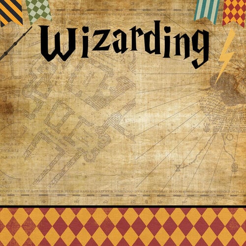 Scrapbook Customs - Wizard Collection - 6 x 6 Paper Pack - Wizard 01 2 Scrapbook Customs - Wizard Collection - 6 x 6 Paper Pack - Wizard 01