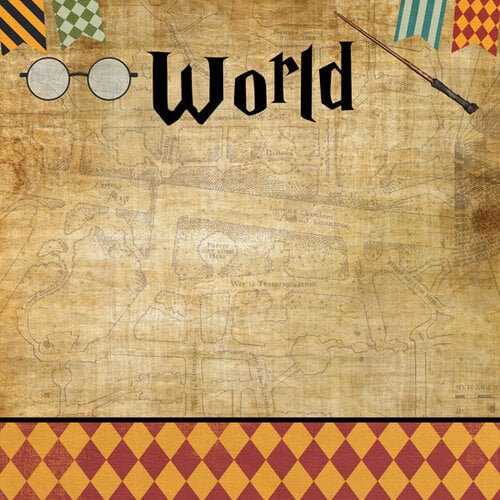 Scrapbook Customs - Wizard Collection - 6 x 6 Paper Pack - Wizard 01 4 Scrapbook Customs - Wizard Collection - 6 x 6 Paper Pack - Wizard 01
