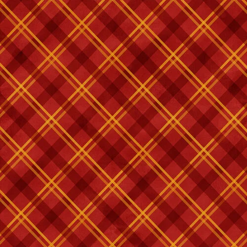 Scrapbook Customs - Wizard Collection - 6 x 6 Paper Pack - Red and Gold