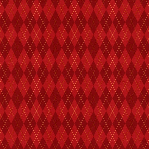 Scrapbook Customs - Wizard Collection - 6 x 6 Paper Pack - Red and Gold