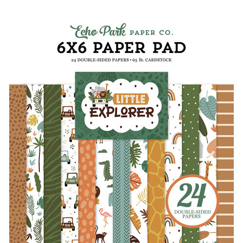 Echo Park - Little Explorer Collection - 6 x 6 Paper Pad 1 Echo Park - Little Explorer Collection - 6 x 6 Paper Pad