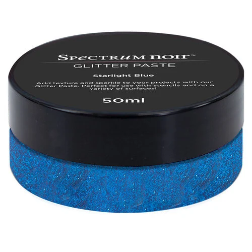 Crafter's Companion - Spectrum Noir - Glitter Paste - Starlight Blue 1 Crafter's Companion - Spectrum Noir - Glitter Paste - Starlight Blue
