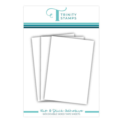 Trinity Stamps - Rip and Stick Double Sided Adhesive Sheet - 6 x 9