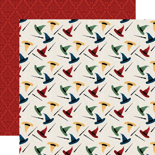 Echo Park - Wizards and Company Collection - 12 x 12 Double Sided Paper - Witch Essentials 1 Echo Park - Wizards and Company Collection - 12 x 12 Double Sided Paper - Witch Essentials